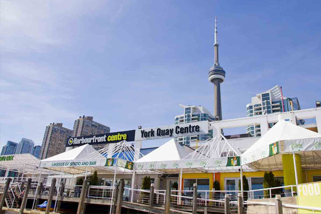 Harbourfront Centre outdoor patio